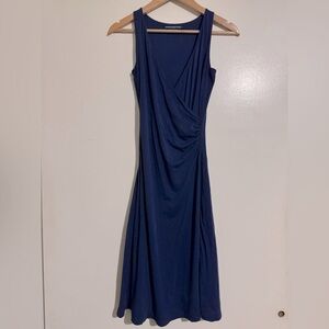Ralph Lauren Sport Navy Blue Sleeveless Wrap Dress XS